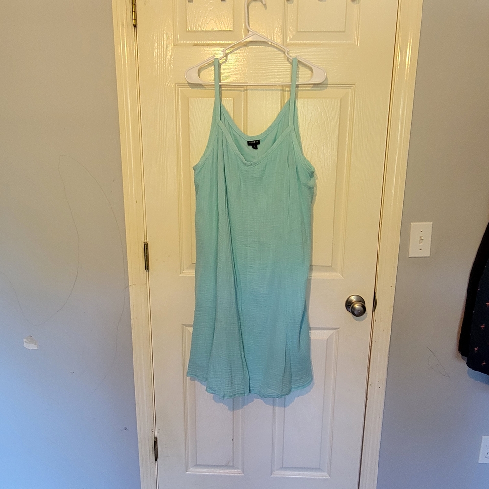 Torrid Aqua Sleeveless Top